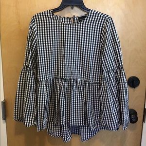 Who What Wear Peplum Top